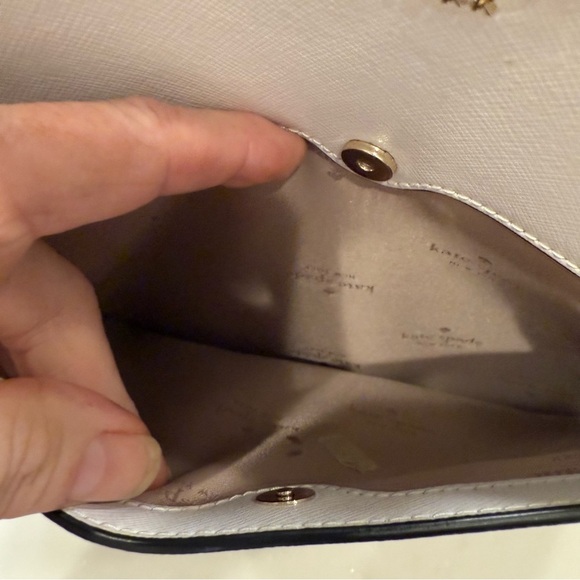 Kate Spade Staci Dome Backpack Beige & White Saffiano Leather Bag KG022 NEW $359 - Picture 11 of 16